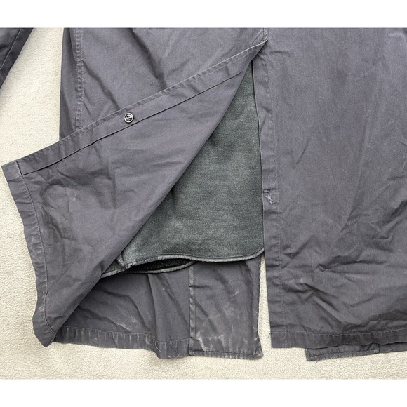 US Military All Weather Men's Trench Coat Size 42L Blue With Removable Liner - Picture 16 of 16